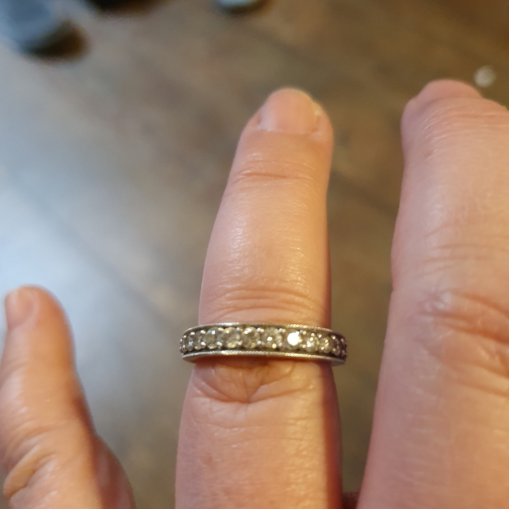 Tolkowsky Diamond Anniversary Band